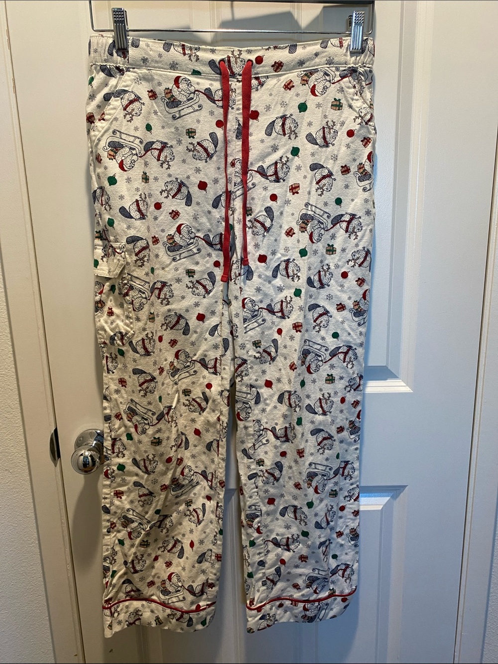 Holiday Print Fleece Pajama Pants NWOT